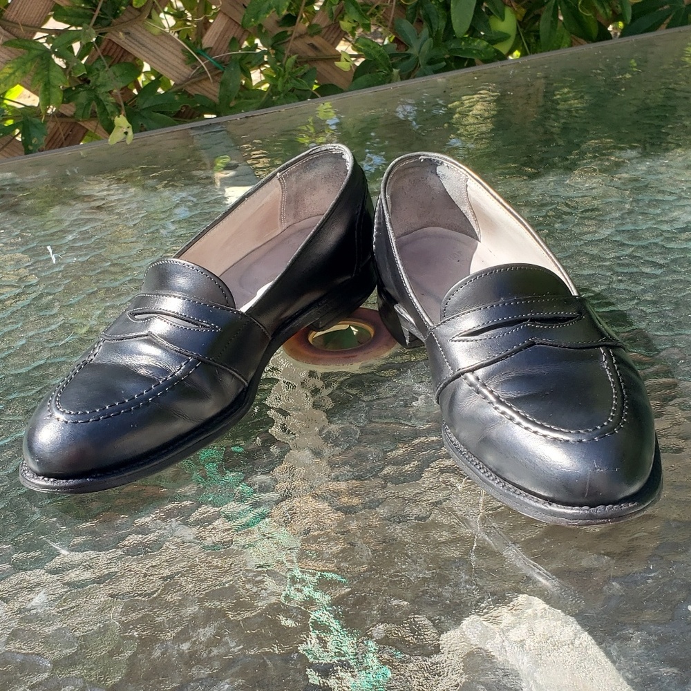 ALDEN MEN'S 681 - FULL STRAP SLIP ON - BLACK CALFS